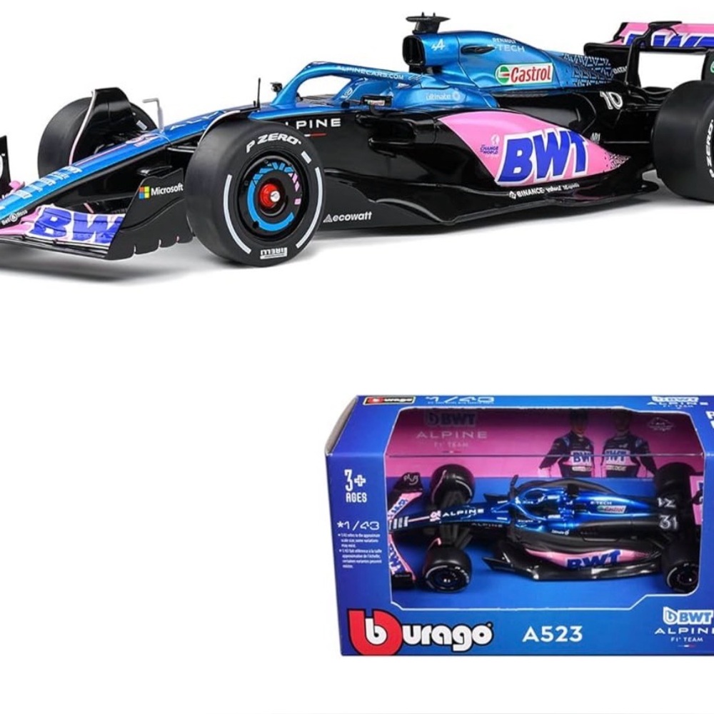 Bburago Alpine A523 Race Car Model